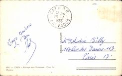 Abadia de CPA Caen con la corte de los hombres del claustro