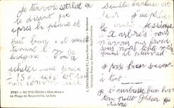 CPA Island D' Oleron the Beach of Boyardville Wood