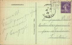 CPA Pretty Coins De Saint Cloud staircases of the terrace of the Orangery View of the alley of the statues