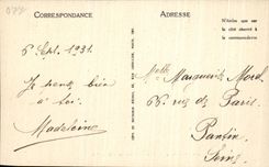 CPA Meaux Old Eveche Allee of the Garden