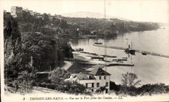 CPA Thonon Les Bains Seen on the Port taken of the Concise one