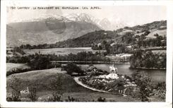 CPA Laffrey Monument De Napoleon the Alps