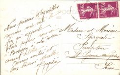 CPA Laffrey Monument De Napoleon the Alps