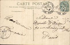 CPA Lyon the virgin golden of Fourvieres