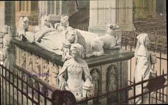 CPA Nantes the Cathedral Tomb of the Dukes of Brittany