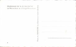 CPA Pelerinage De ND du Chene Le maitre aute et la vierge miraculeuses