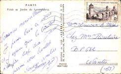 CPA Paris Palate and Garden of Luxembourg