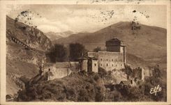 CPA Lourdes Seen from of the Castle Fort