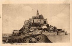 CPA the Mount St Michel Southern part
