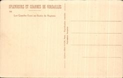 CPA Charmes De Versailles large water with the basin of Neptune