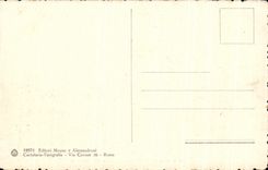 Termino Sedra E de la plaza de Delle CPA Roma via Nazionale