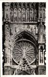 CPA Rheims Frontage of the Cathedral