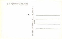 CPA Northern Cathedrale De Rheims of the Large Gate