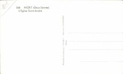 CPA Niort the Church Saint Andre