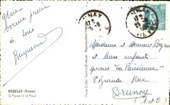 CPA Vezelay St Pierre and St Paul