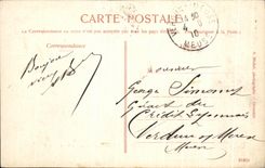 CPA Grenoble Bridge of the Hospital on Isere and the Alps