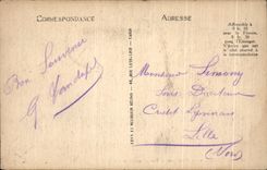 CPA Lourdes the View from above Basilica