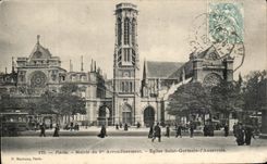 CPA Paris Mairie du 1er Arrondissement Eglise Saint Germain