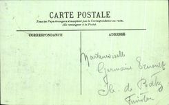 CPA Paris the Gambetta monument and Louvre