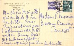 Hotel de CPA de Avignon Europa en sala de estar