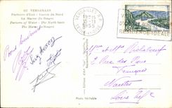 CPA Versailles Floor of Water Eassin of North the Marne Hongre