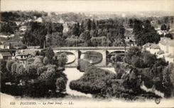 CPA Poitiers the New Bridge