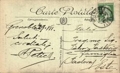 CPA Grenoble Garden of City the Torrent