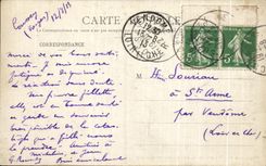 Famous CPA Vosages the Summit of Emergent Hohneck of the raising Clouds of Alsace