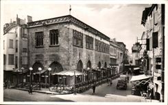 CPA Perpignan La Loge et Rue des Marchands 