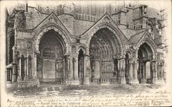 CPA Northern Chartres Gate Of the Cathedral