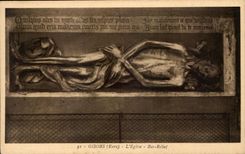 CPA Gisors L'Eglise Bas relief