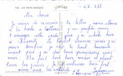 CPA Au Pays Basque Folklore Costume Biarritz
