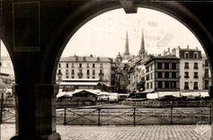 CPA Bayonne Quays of Nive and arrows of the Cathedral