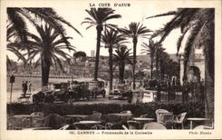 CPA Cannes Walk of the Small cross Cars