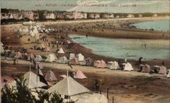 Dinero de las dimensiones de CPA Royan Vision de la concha grande