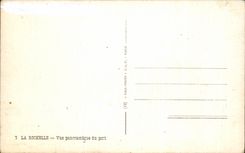 CPA La Rochelle Vision panoramica de los barcos portuarios