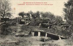 CPA Guerve In Lorraine In Luneville German Cuttings off Under The coast of Militaria Vines