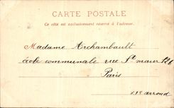 CPA Contrexeville Main entrance Of the Park