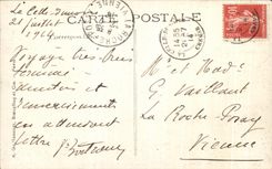 CARTE PHOTO Indre et Loire Chateau La Celle 