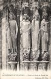 CPA Cathedrale De Chartres Details of the Porch of the Southern Gate