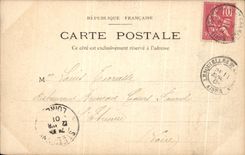 CPA Rheims Church Saint Maurice