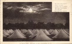 CPA Life With the Camp Militaria Extinction of fires