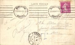 CPA Life With the Camp Militaria Extinction of fires