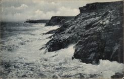 CPA Brittany Details of Rocks and Waves