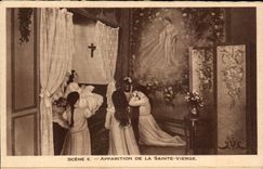 Vision Of de la escena de CPA un T en la diorama Sainte Teresa de Lisieux del cielo del nino de Jesus