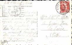 CPA Mont Saint Michel Arrival