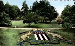 CPSM Rennes Jardin du Thabor Les Armoiries de Bretagne