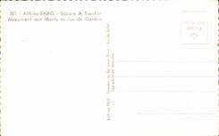 CPA Aix les Bains Public garden War memorial and street of Geneva