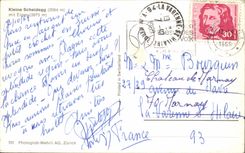 CPSM Kleine Scheidegg mit Eiget