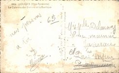 CPA Lourdes the Martyrdom of Breton and the Basilica